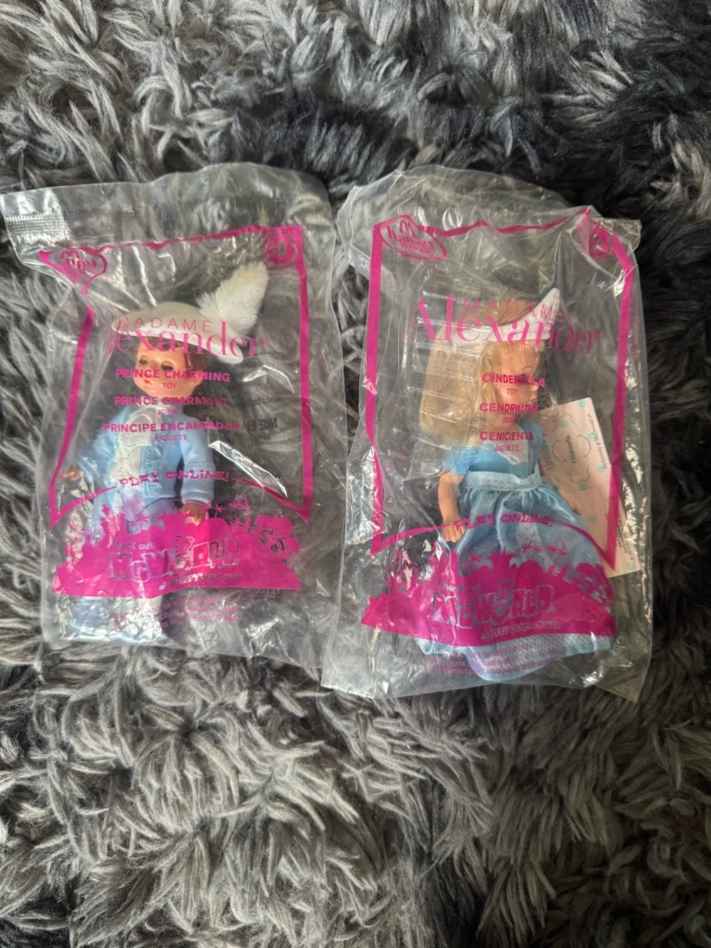 Madame Alexander Cinderella and prince charming collectible dolls